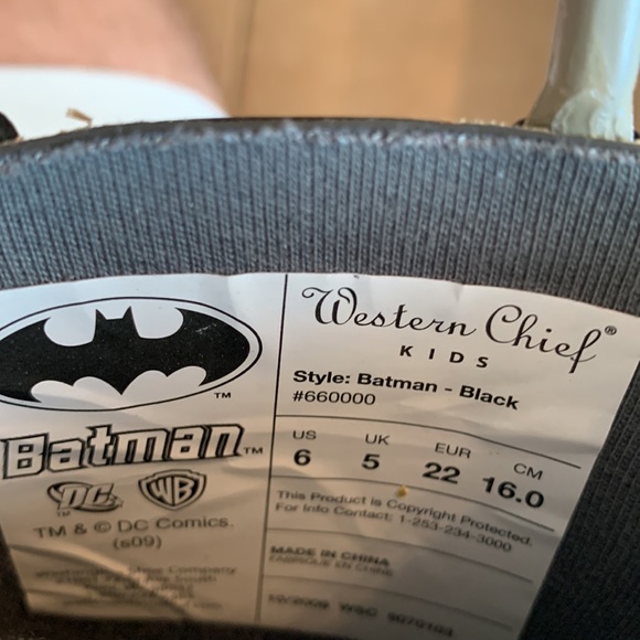 Western Chief Batman Rain Boots - Picture 8 of 9